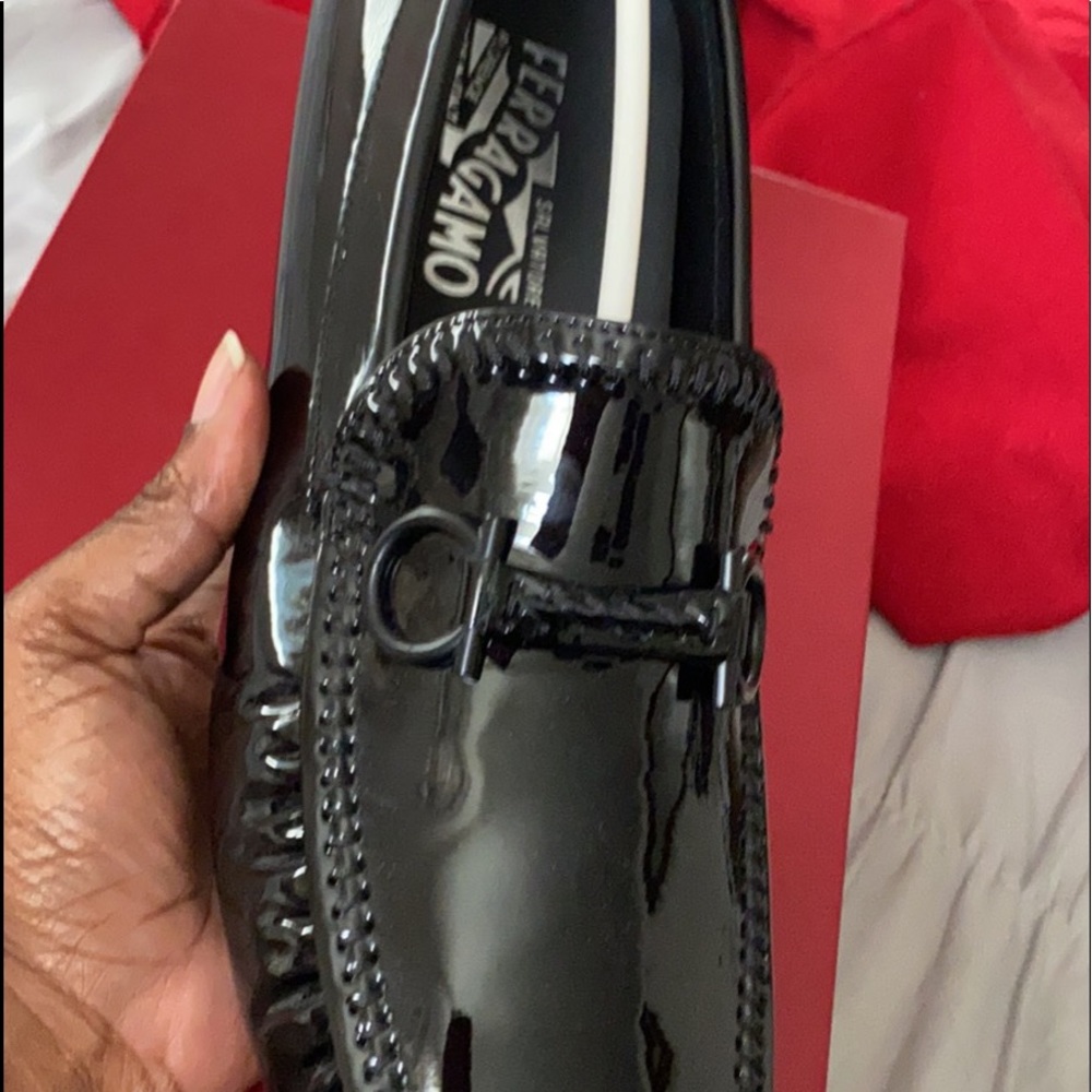 Brand New Men’s Patent Leather Ferragamo loafers